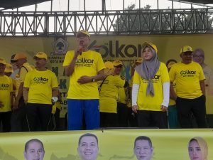 Senam Massal Dalam Rangka HUT 60th Partai Golkar Raih Rekor Muri