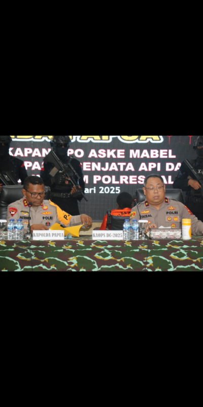 Disertir Polres Yalimo Aske Mabel Ditangkap Satgas Ops Damai Cartenz 2025
