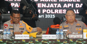 Disertir Polres Yalimo Aske Mabel Ditangkap Satgas Ops Damai Cartenz 2025